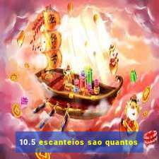 10.5 escanteios sao quantos